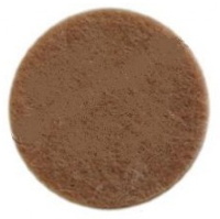 Подпятник войлочный, коричневый, 24 мм, 32 шт