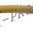 Ручка-скоба 96мм узкая золото RS002GP.4/96 - 