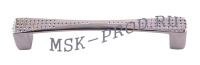 Ручка-скоба 128мм хром с кристаллами UZ-COMO128-01